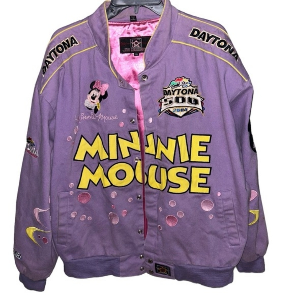 Vintage Daytona Purple mini mouse jacket by JH Design Sz 2XL collector